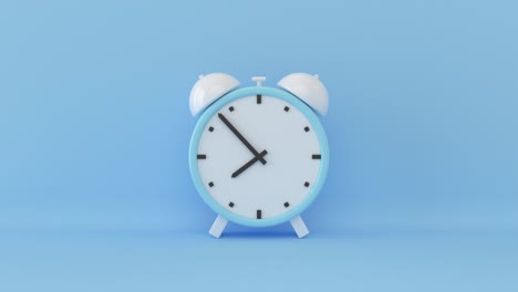 Abstract-and-minimal-clock-on-pastel-background